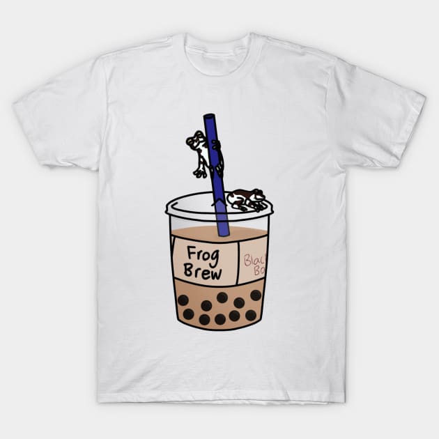 Amazon Milk Frog Boba T-Shirt by ceolsonart